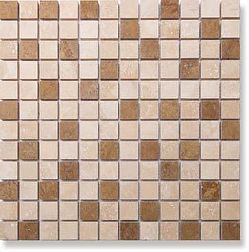 Chakmaks Mosaic Anatolian Stone 23х23 Light Noce Мозаика 30,5х30,5 (2,3х2,3) см