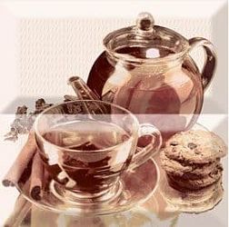Absolut Keramika Tea 10х20 1 Composicion Панно 20x20 (из 2-х плиток) см