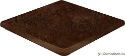 Gres de Aragon Urban Anti-Slip Caoba Коричневая Матовая Ступень угловая 31,5х31,5 см