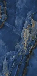 Flavour Granito Ocean Onyx Blue High Glossy Синий Полированный Керамогранит 60x120 см