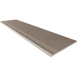 Estima Cave Dark Grey CA04 Коричневая Неполированная Ступень (с насечками) 30x120 см