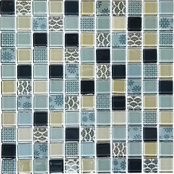 Tonomosaic CD 447 Микс Глянцевая Мозаика из стекла 30х30 (2,5х2,5) см