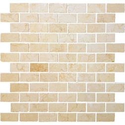 Caramelle Pietrine 4мм Botticino Мозаика 29,8х29,8 (2,3х4,8) см