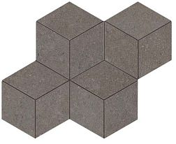 Atlas Concorde Kone grey mosaico esagono Керамогранит 30x35 см