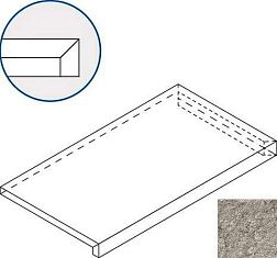 Italon Дискавер X2 Грэй Ступень угловая правая 33x60 см