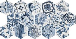 Equipe Hexatile 23216 Patchwork Lisboa Декор 17,5x20 см
