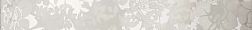 CeDam Lustri List. Flower Bianco Lucido Бордюр 6х50 см