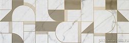 Allmarble Wall Golden White Decoro Club Satin M8T5 Декор 40x120 см