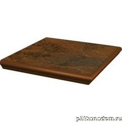 Paradyz Semir Beige Ступень наружная с капиносом структурная 33х33х1,1 см