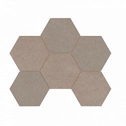 Estima Luna LN01-TE01 Hexagon Beige Бежевая Мозаика 25х28,5 см