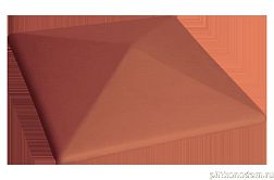 King Klinker Керамические шляпы для столбов Ruby-red Рубиновый красный (01) 44,5х44,5 см