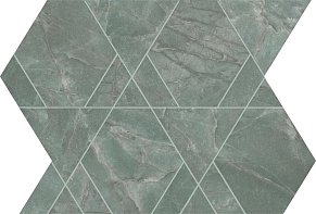 Atlas Concorde Marvel Diva Aqua Triangle Lapp. Зеленая Мозаика 28,9х33,4 см
