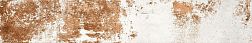RHS Ceramiche (Rondine group) Harlem Red White Коричневая Матовая Настенная плитка 4,8x45 см