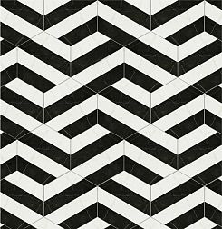 Jet Mosaic Hex Cut HCD-M Декор Напольная плитка 29,7x25,8 см
