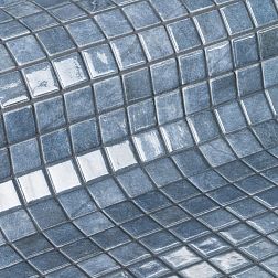 Ezarri Gemma Lapis Синяя Глянцевая Мозаика 31,3х49,5 (2,5х2,5) см