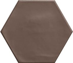 Ribesalbes Geometry Hex Brown Matt Коричневый Матовый Керамогранит 15х17,3 см