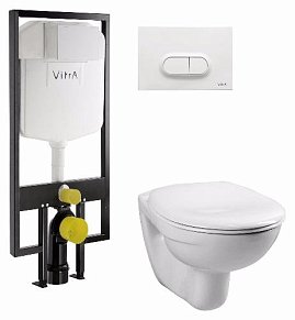 Комплект унитаз Vitra Normus 9773B003-7201 с инсталляцией