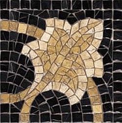 Vives Iliada Cantonera Afrodita Negro Декор 21,7x21,7 см