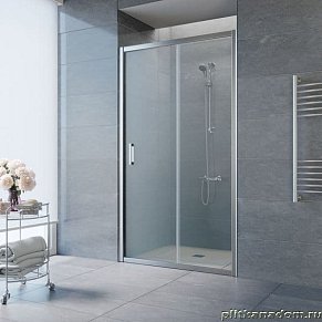 Vegas Glass ZP 0120 07 01 Душевая дверь раздвижная 120 прозрачная с покрытием