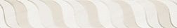 Tubadzin Shellstone White Бордюр 9,5x59,8 см