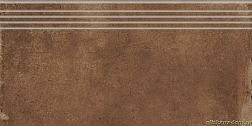 Grasaro Cemento G-903-MR-st01 Brown Ступень 29,4х60 см