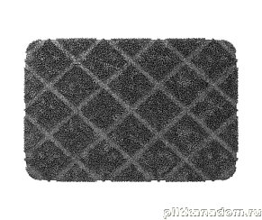 WasserKRAFT Lippe BM-6512 Charcoal Gray Коврик для ванной комнаты