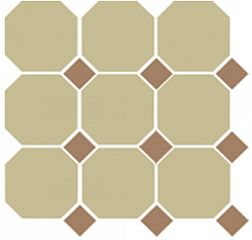Top Cer Octagon 4403 OCT04-1Ch Yellow 03-Caramel Dots 04 Керамогранит 30x30 см