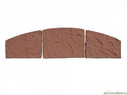 UniStone 6 Коричневый Замковый камень 21,2x23,1x4 см