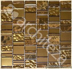 Architeza Pantheon PAN_ ANT_38 Стеклянная мозаика 30х30 разноформатная см