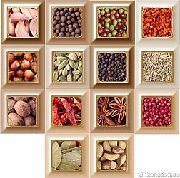 Absolut Keramika Cube Kitchen Decor Mix 14 pz Warm Kitchen Декор 10x10 см