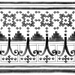 Vives Vodevil Bellaria-2 Sombra Декор 20x20 см