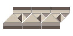 Top Cer Gothenburg Border Бежевый Матовый Бордюр 16,9x42,1 см
