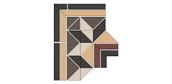 Top Cer Manchester Corner Микс Матовый Угол 19х28,3 см