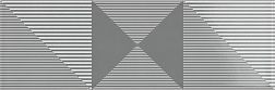 Harmony Crayon Grey Dеcor Серый Глянцевый Декор 10x30 см
