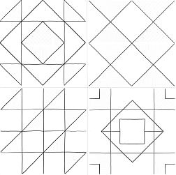 Lasselsberger-Ceramics Домино Декор 1 Белый Матовый 6032-0432 30х30 см