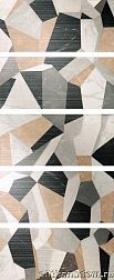 Fap Ceramiche Roma Diamond Caleido Inserto Mix5 Панно 110х250 (из 5-ти плиток) см