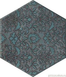 Kerama Marazzi Гроссето VT-A560-SG23036N Синий Декор 20x23,1 см