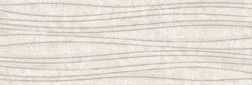 Espinas Ceram Cappochino Cream Wave Decor Бежевая Глянцевая Настенная плитка 30x90 см