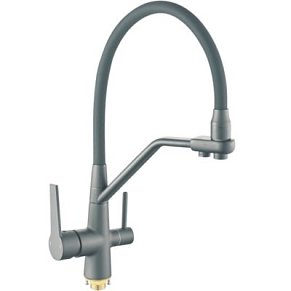 Смеситель для кухни с гибким изливом Rainsberg R603CY-2