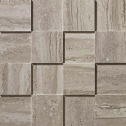 Atlas Concorde Marvel Pro Travertino Silver Mosaico 3D Мозаика 30х30 см