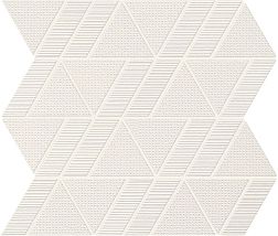 Atlas Concorde Aplomb White Mosaico Triangle Матовый Декор 30,5х31,5 см