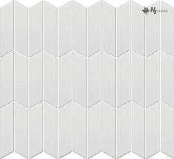 NS-Mosaic Porcelain series P-539 Белая Матовая Мозаика 26,1х30 см