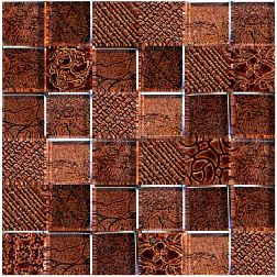 Architeza Pantheon Triumph PAN_ARI_73 Стеклянная мозаика 30х30 (кубик 2,3х2,3) см