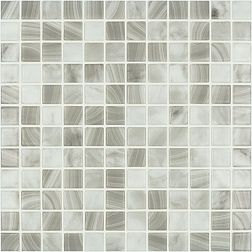 Vidrepur Nature Pearl River №5700 (на сетке) Серая Матовая Мозаика 31,7х31,7 (2,5x2,5)