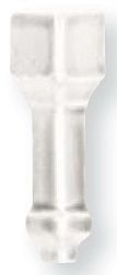 Adex Modernista ADMO5343 Angulo Exterior Cornisa Clasica C-C Blanco Угол 7,5 см