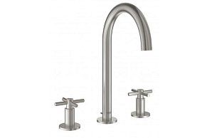 Grohe Atrio New 20008DC3 Смеситель для раковины, на 3 отверстия, монтаж на бортик