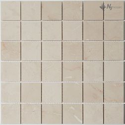 NS-mosaic Stone series КP-760 Камень полированный Бежевая Мозаика 29,8х29,8 (4,8х4,8) см