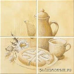 Rako Classic WIT32258 Декор-панно (из 4 штук) 30x30x0,55 см