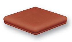 Stroeher Keraplatte Terra 215 Patrizierrot Угловая Ступень - флорентинер 34,5х34,5 см