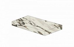Atlas Concorde Russia Allure Капрайя Белая Матовая Ступень Угловая Правая 33x120 см